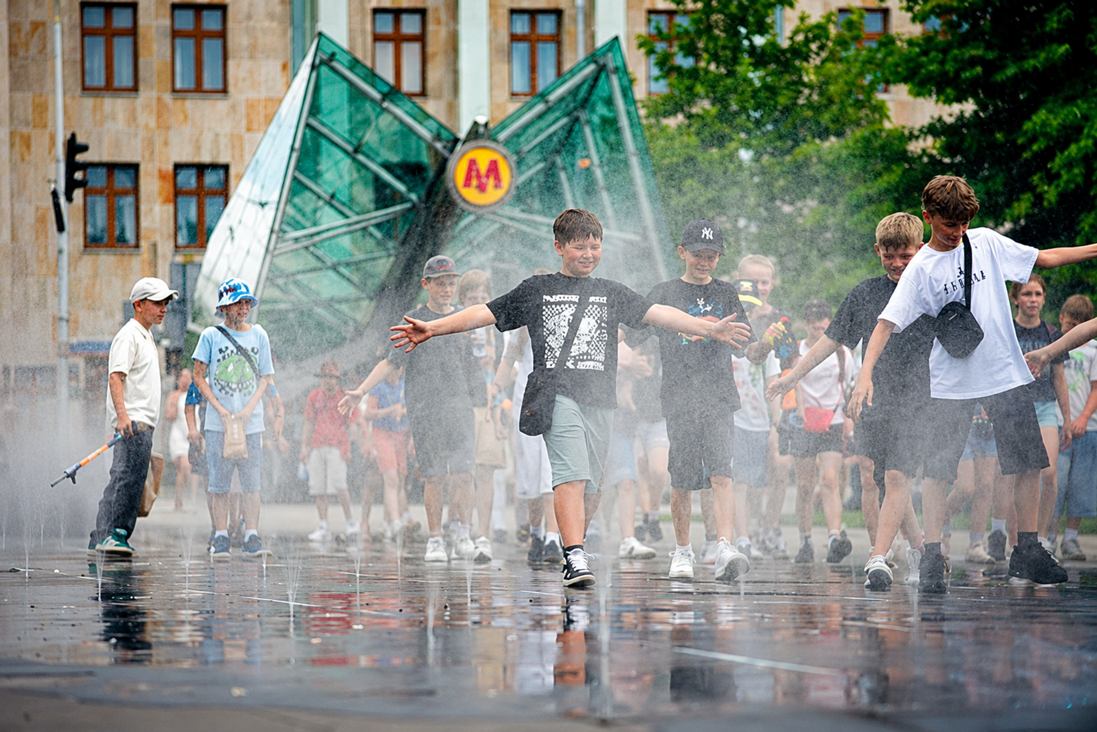 Warsaw, Poland witnessed a rapid temperature drop on June 11 after a sudden heatwave.