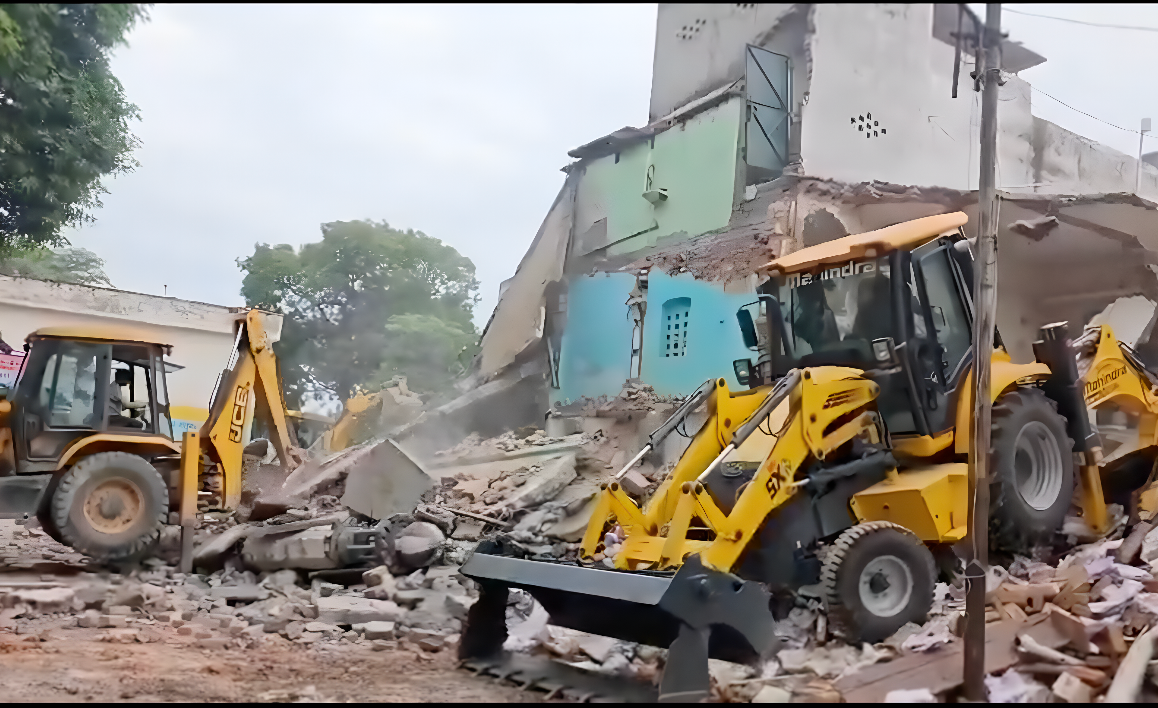 The Saharanpur mosque, demolished on September 5, has become the latest flashpoint between India and Pakistan, with Islamabad drawing comparisons to the 1992 Babri Masjid demolition. Photo: Piyush Rai/X