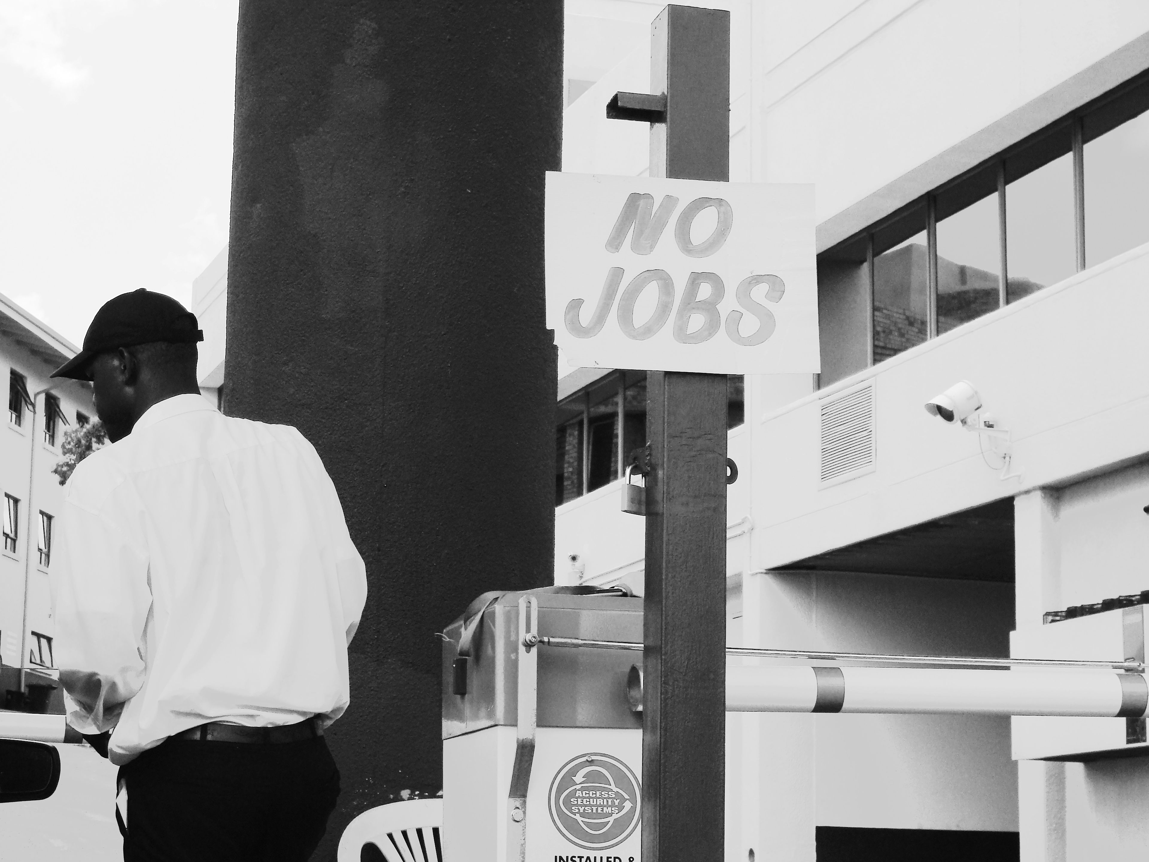 No jobs sign