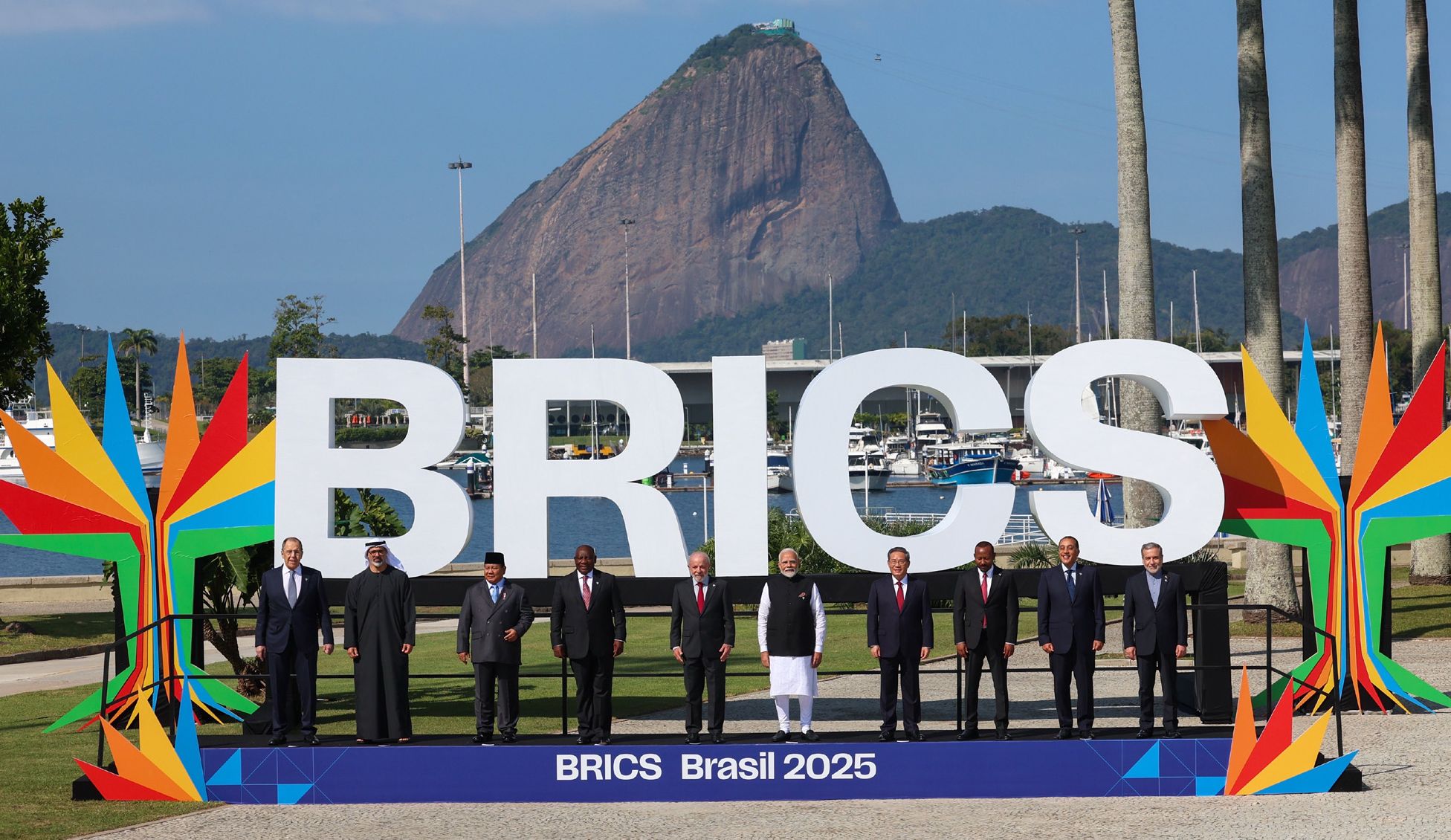 BRICS leaders and representatives pose for a bloc’s photograph during the 17th BRICS Summit in Rio de Janeiro, Brazil, on July 6, 2025. Photo: Prime Minister’s Office, Government of India/PIB