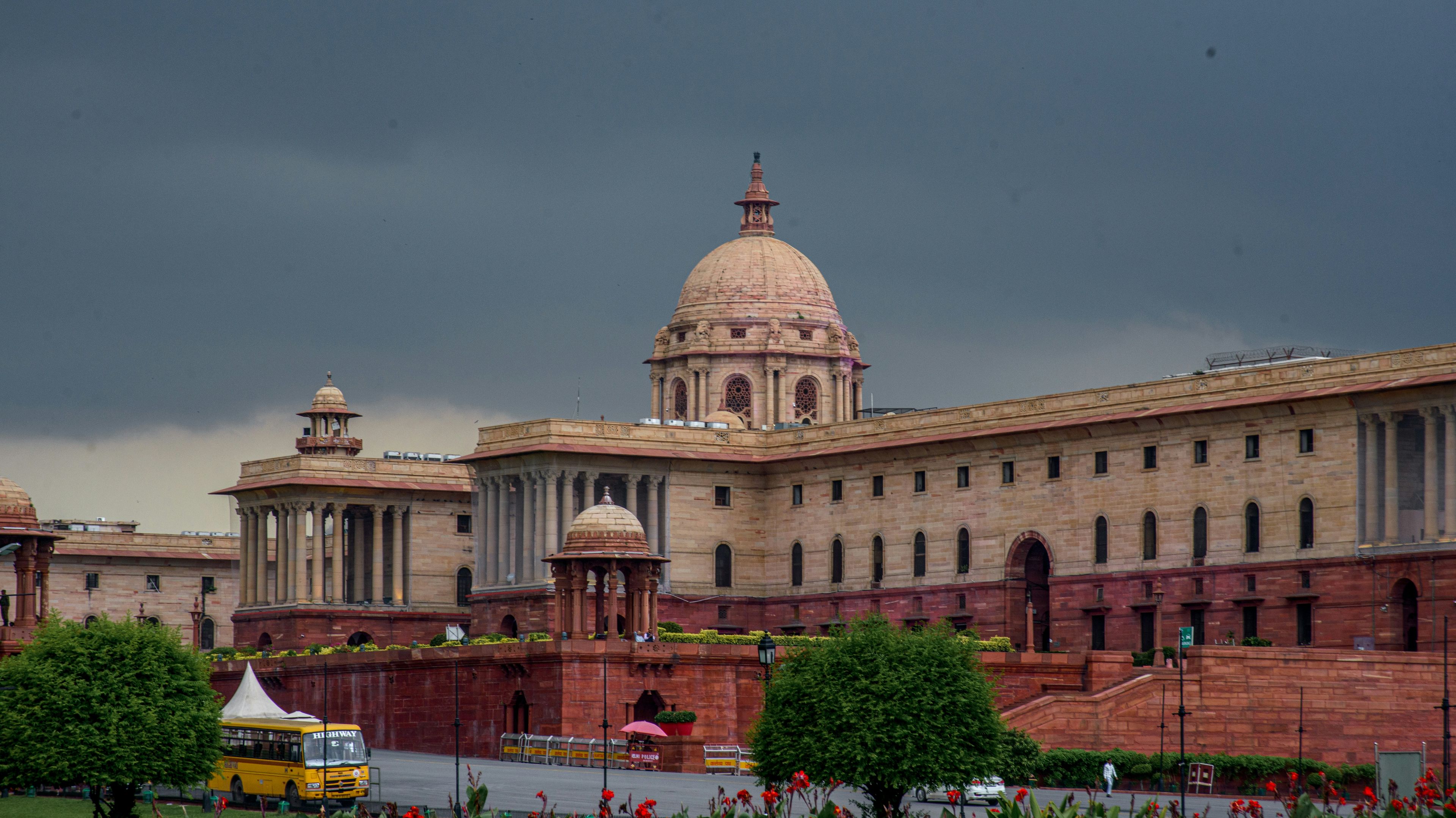 The Secretariat Building in New Delhi, comprising the North and South Blocks