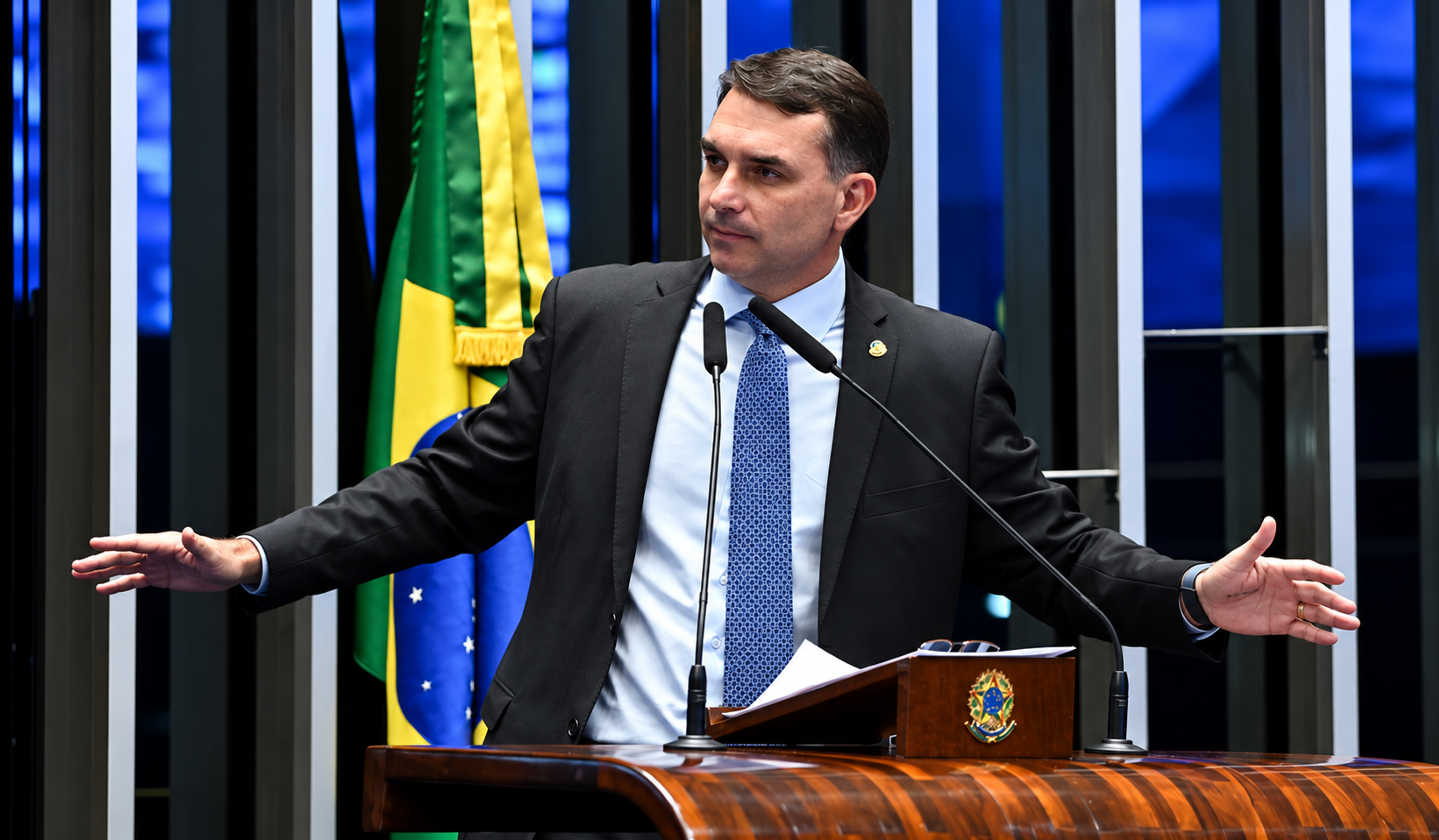 Flávio Bolsonaro refuses to concede defeat to Lula, despite his party acknowledging the Brazilian president’s election victory. Photo: Joédson Alves/Agência Brasil