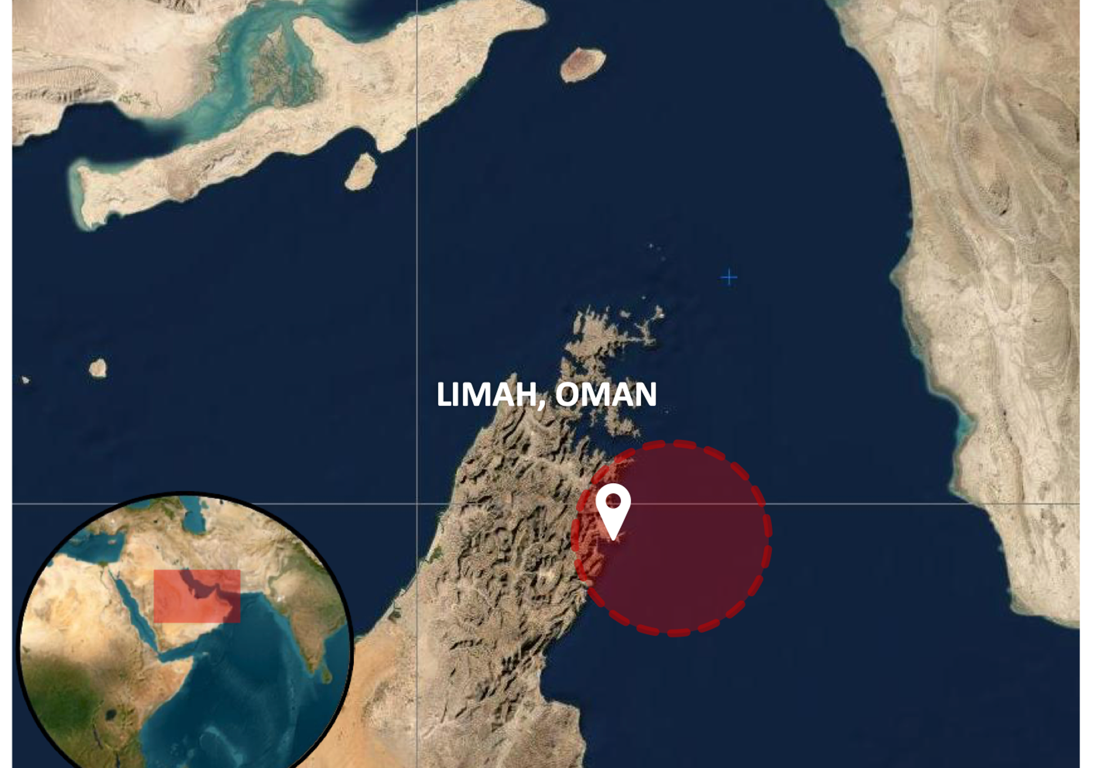 UKMTO warning of the attack on one of the vessels in the Strait of Hormuz, close to Oman coastline. Photo: UKMTO/X
