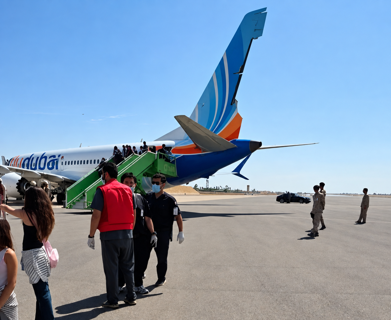 A flydubai Boeing 737 MAX. The aircraft involved in Wednesday’s incident is not pictured. Photo: @politicalpen_/X