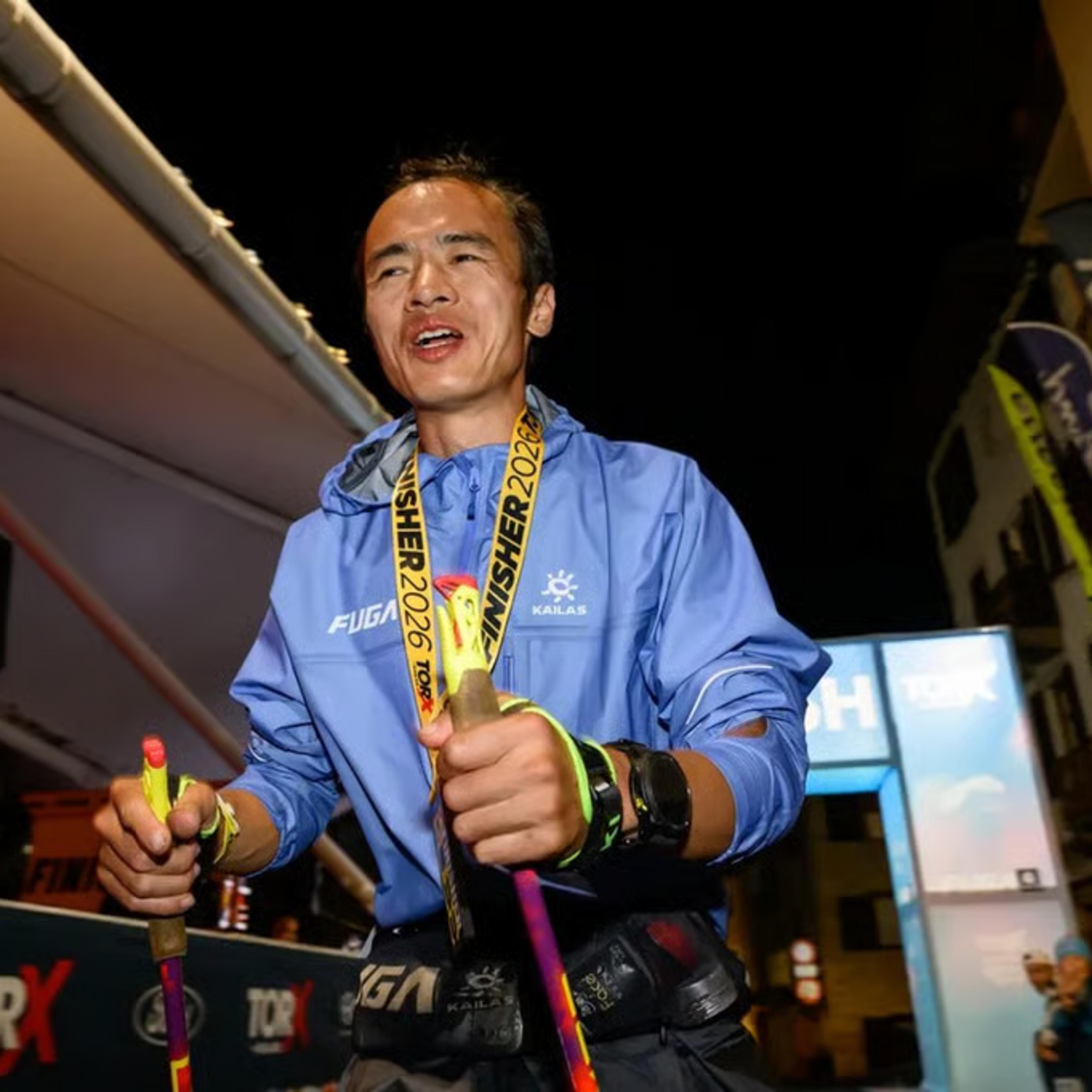 How a Chinese Delivery Rider Became the First Asian Athlete to Win the Tor des Géants