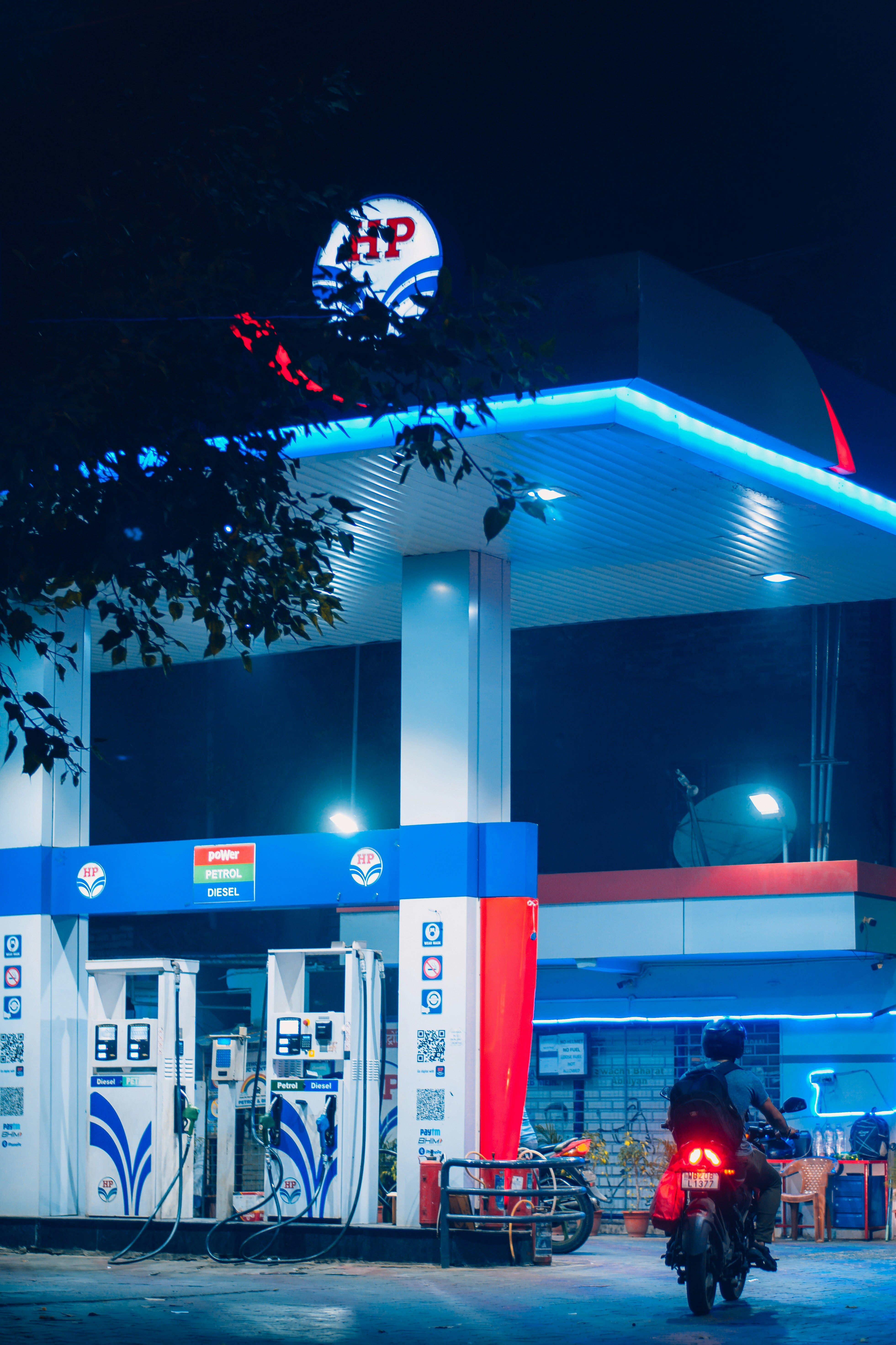 Fuel station in India