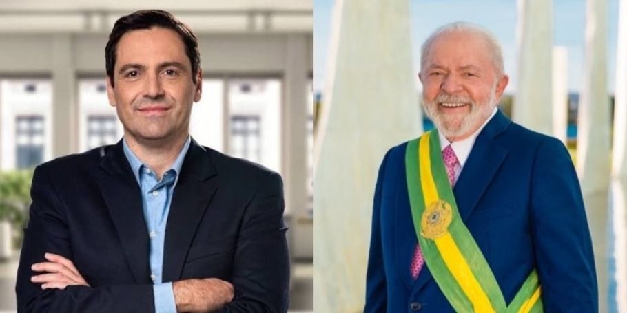 Flavio Bolsonaro and Luiz Inácio Lula da Silva