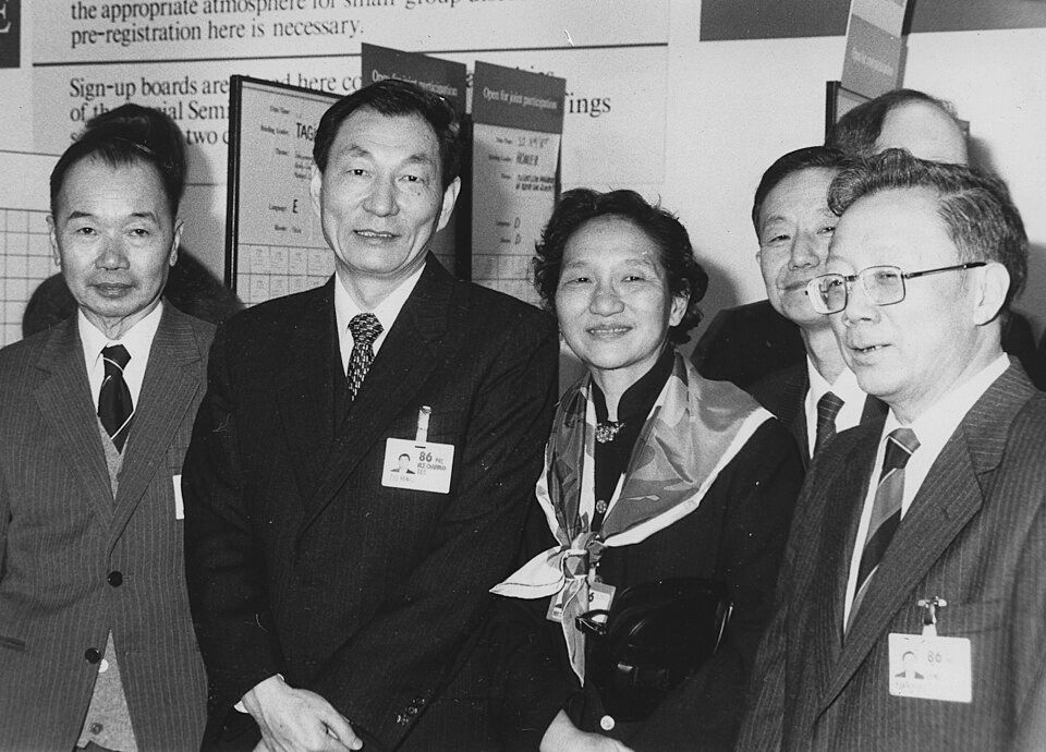 Zhu Rongji at the 1986 World Economic Forum (then called the European Management Symposium) in Davos, Switzerland – the earliest widely available photo of him, taken while he was Vice-Chairman of China’s State Economic Commission, over a decade before becoming Premier.