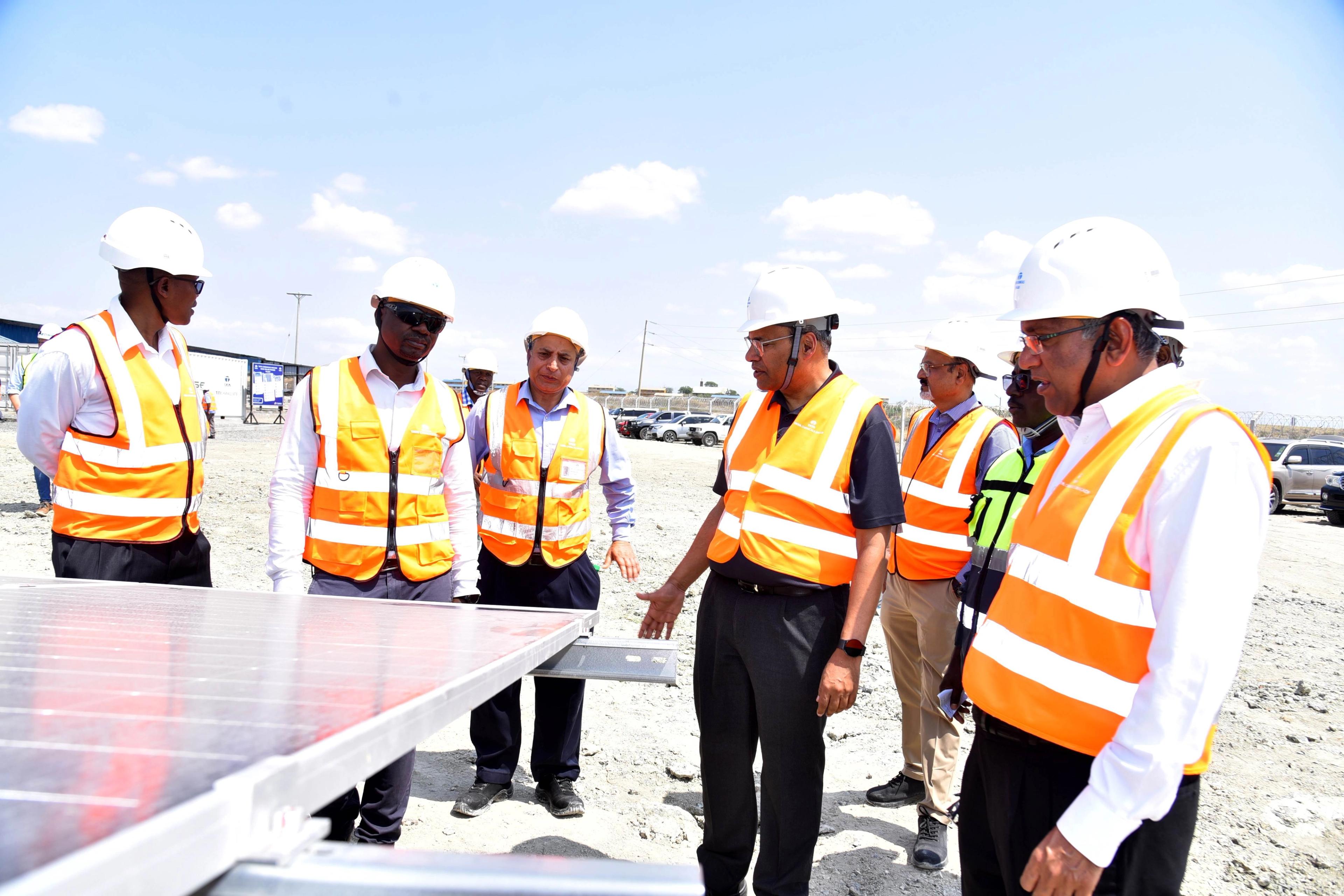 Tata Chemicals Magadi Limited Leadership during the launch of a community solar power plant in Kajiado County, Kenya, in July, 2025. Photo: Tata Chemicals