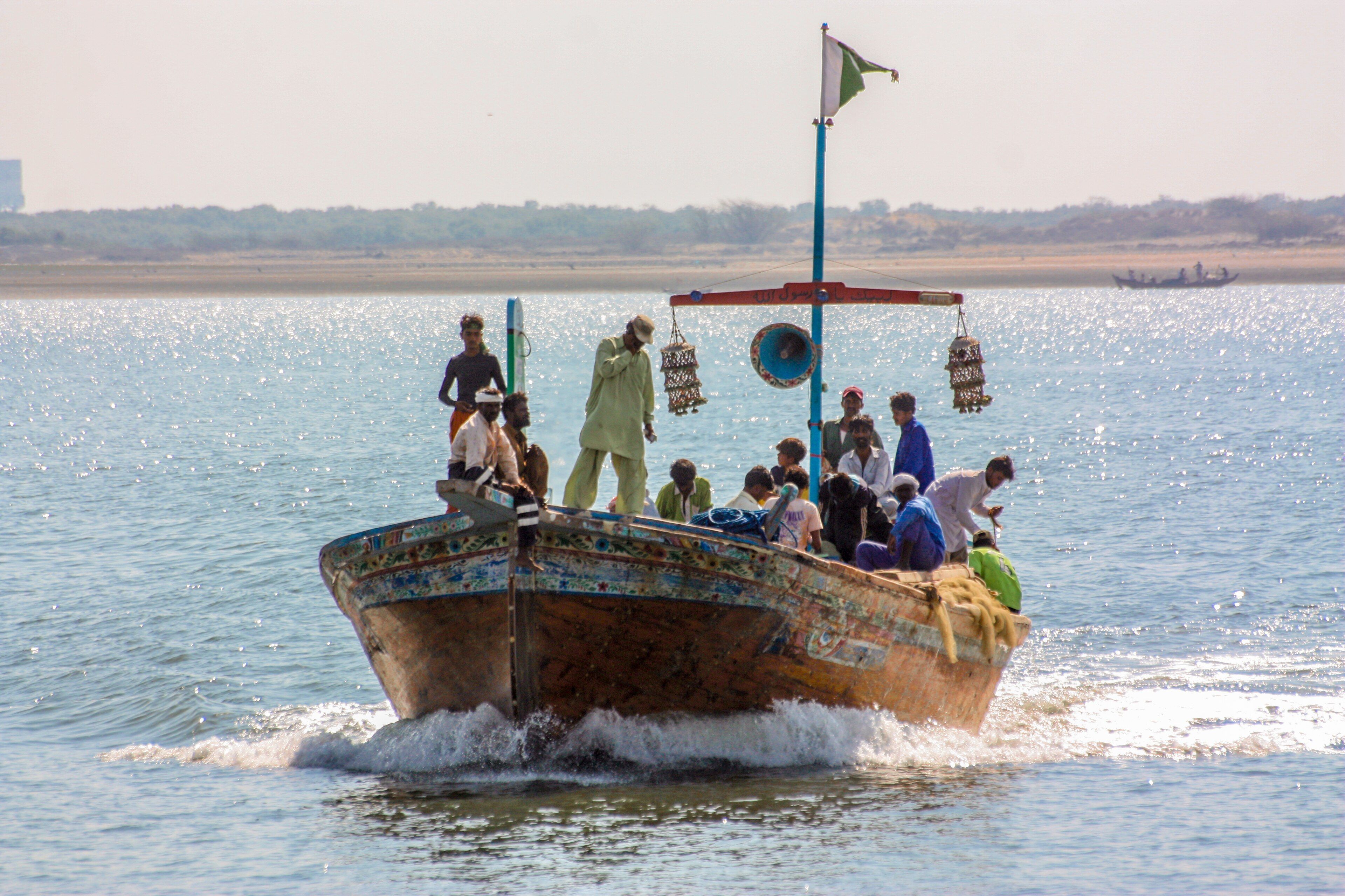 A fishermen’s boat in Ibrahim Hyderi, a fishing town in Pakistan's Sindh province. Representational image. Photo: Shahfahad2685653/Wikimedia Commons