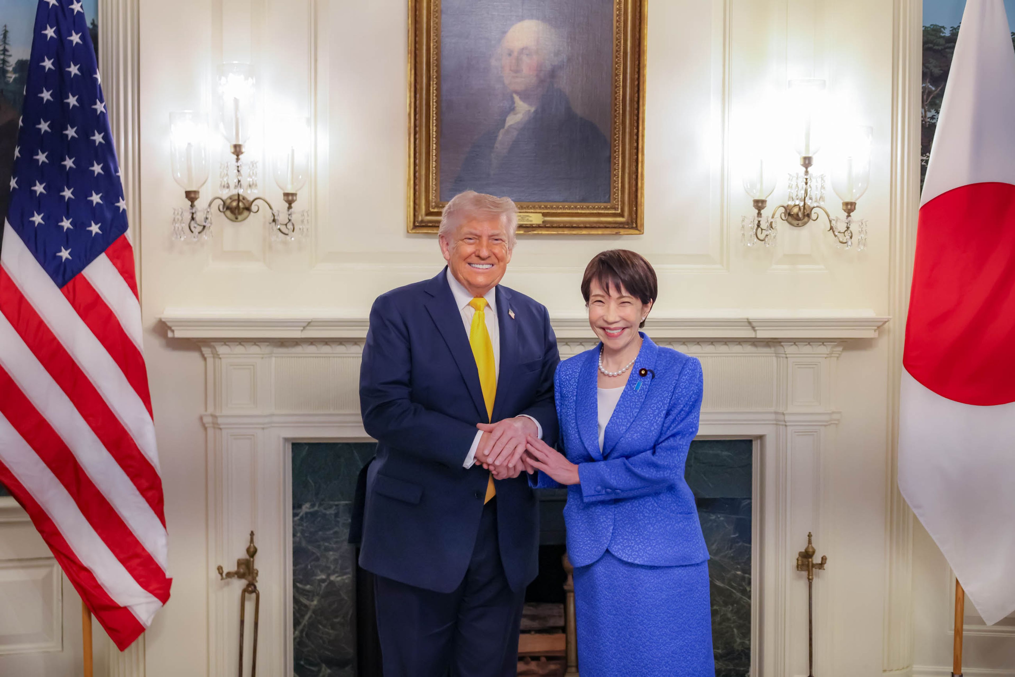Trump with Sanae Takaichi