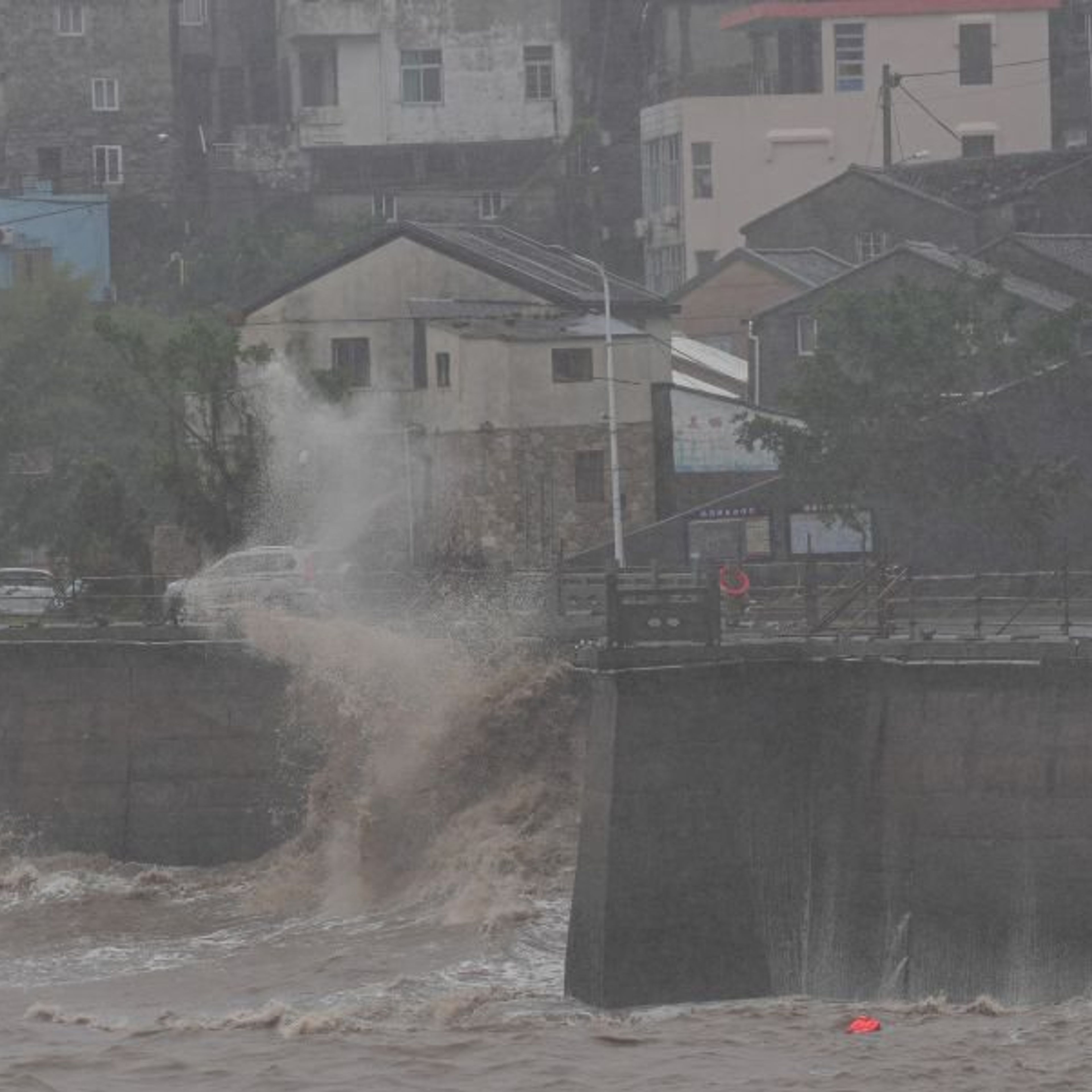 Typhoon Dolphin Unleashes Record Rain on Shanghai as Heatwave Grips Hong Kong