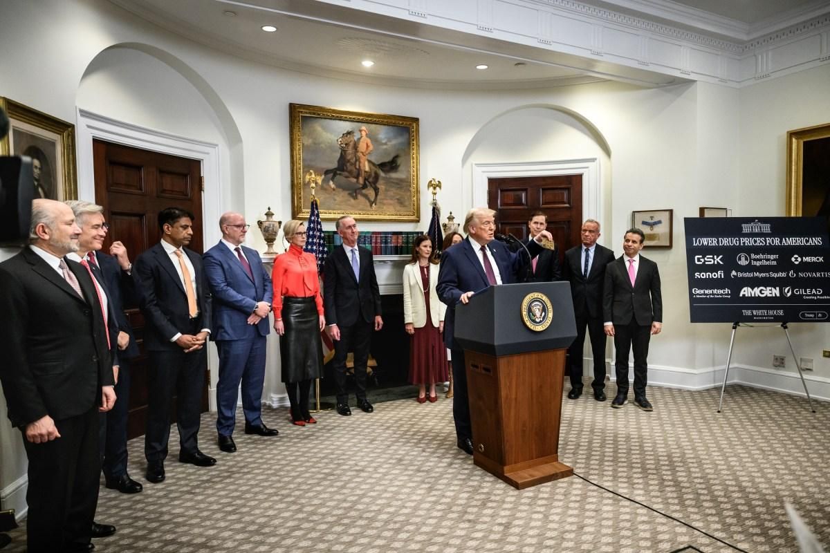 U.S President Donald Trump at a White House healthcare affordability event in Washington, D.C., August 31, 2026, following drug-pricing agreements including with India’s Sun Pharma. Photo: The White House Gallery