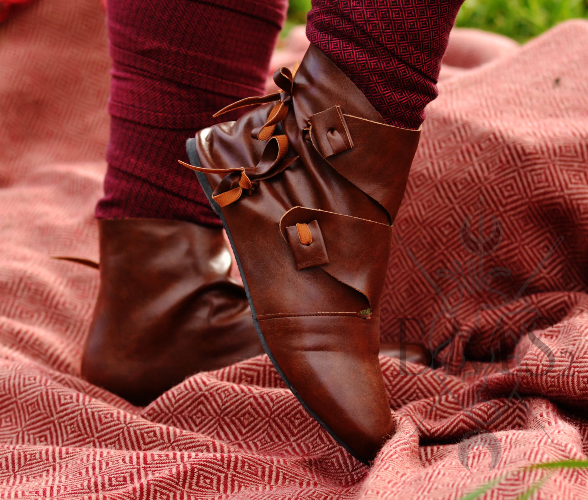 Viking shoes 10th century for SCA