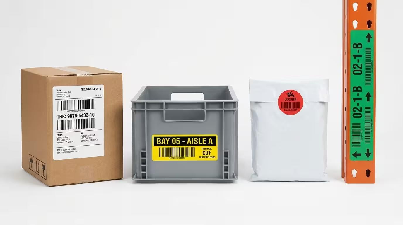 Resilient Polyethylene Logistics and Courier Markers