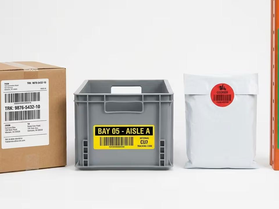 Resilient Polyethylene Logistics and Courier Markers
