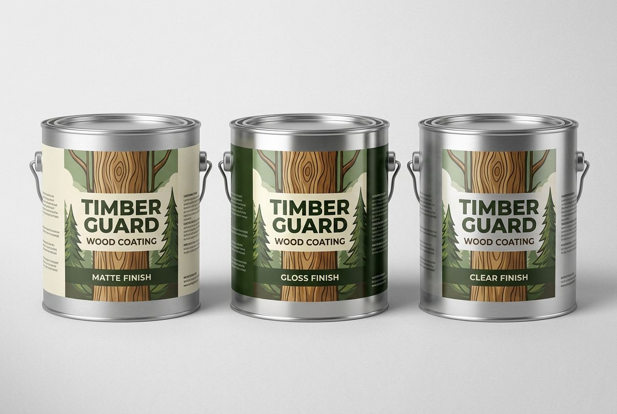 Wood Coating Sheet Labels