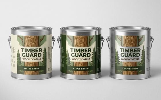 Wood Coating Sheet Labels