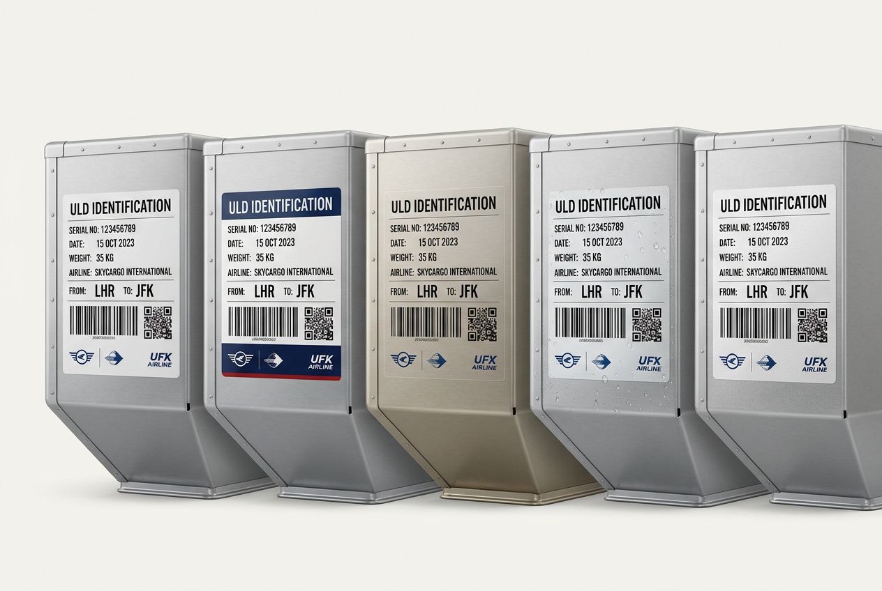 ULD Identification Variable Data Labels