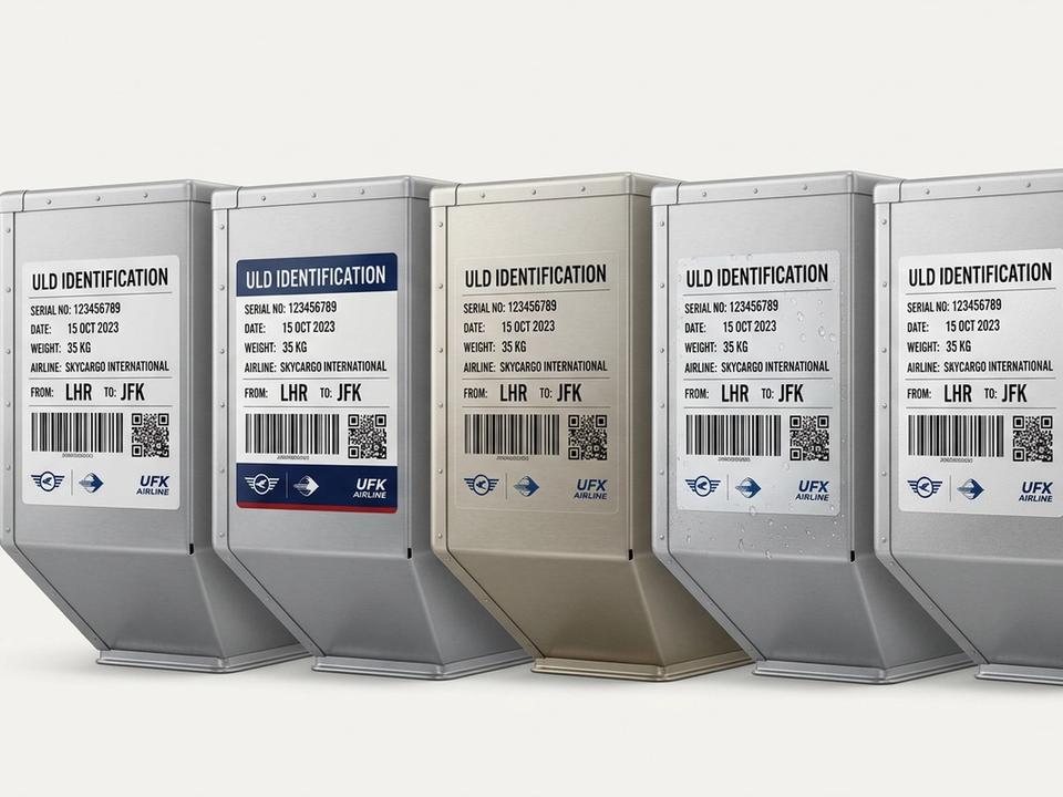 ULD Identification Variable Data Labels