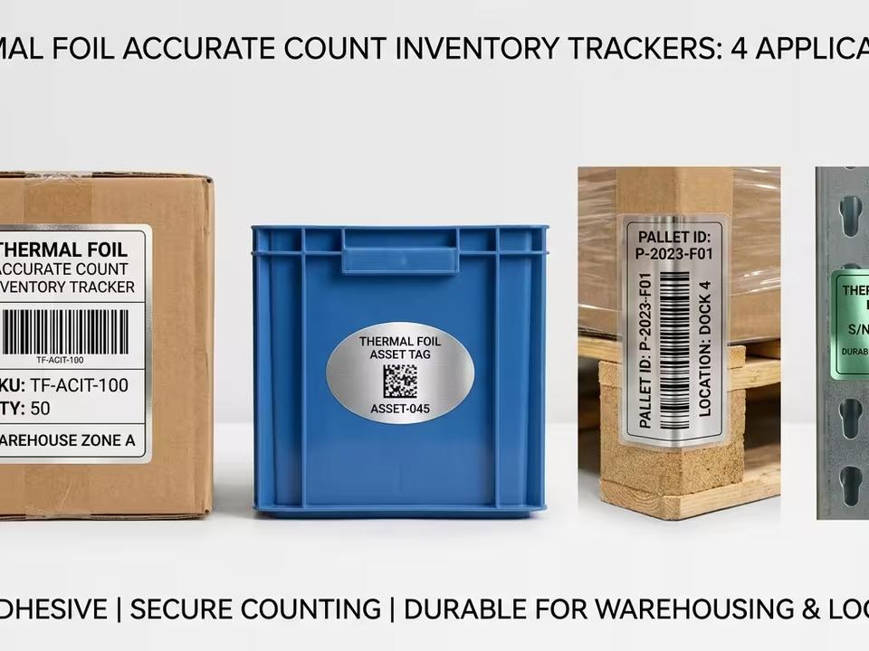 Thermal Foil Accurate Count Inventory Trackers