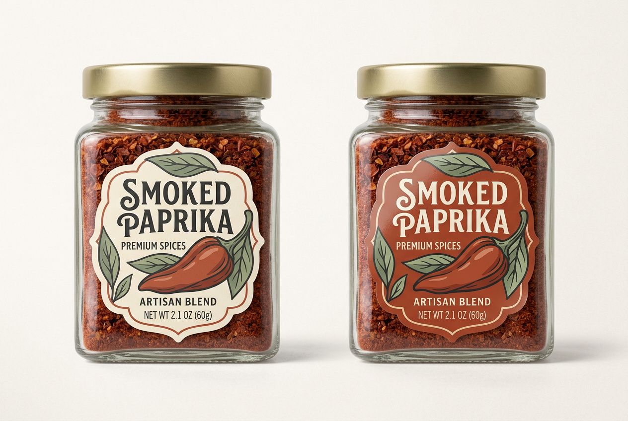 Spice Die-Cut Labels