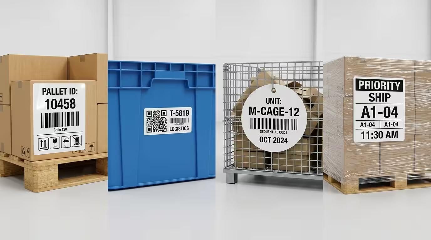 Ultra-Resistant Polyethylene Pallet Tags
