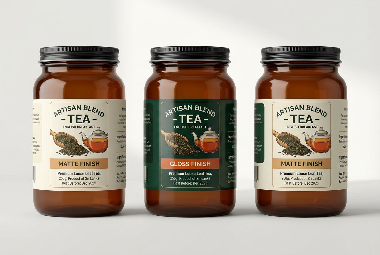 Tea Bag Roll Labels