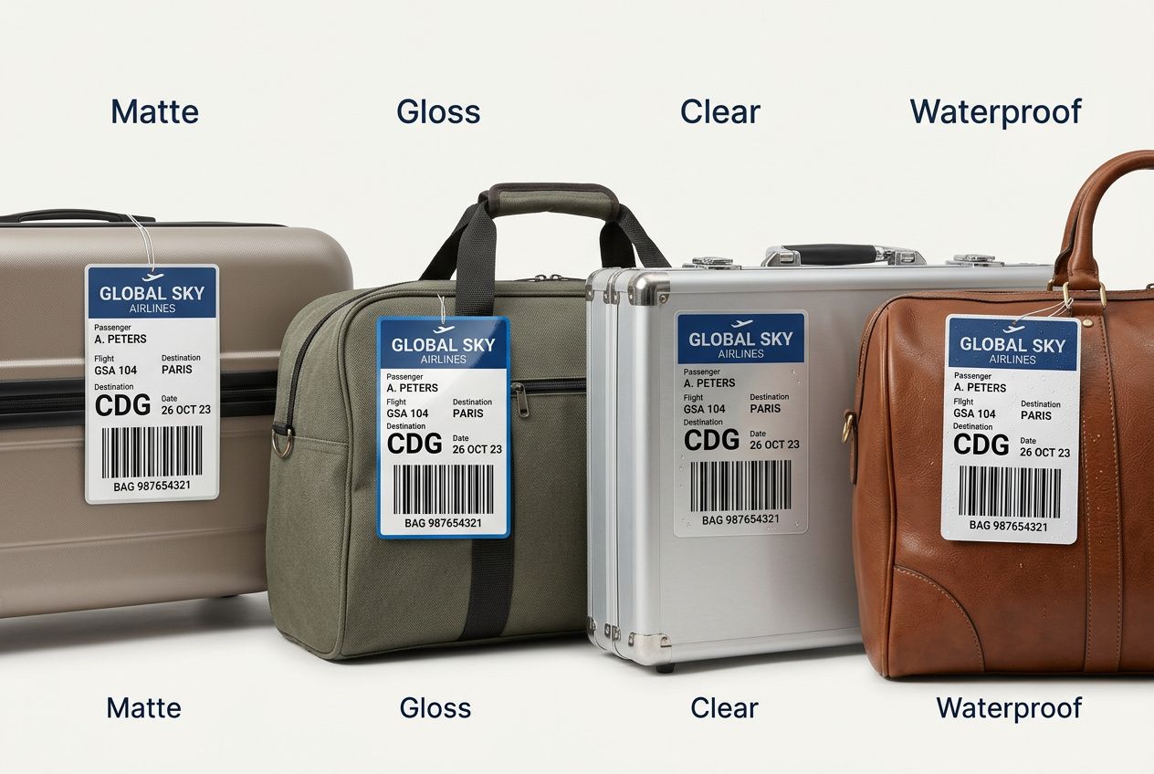 Transfer Baggage Variable Data Tags