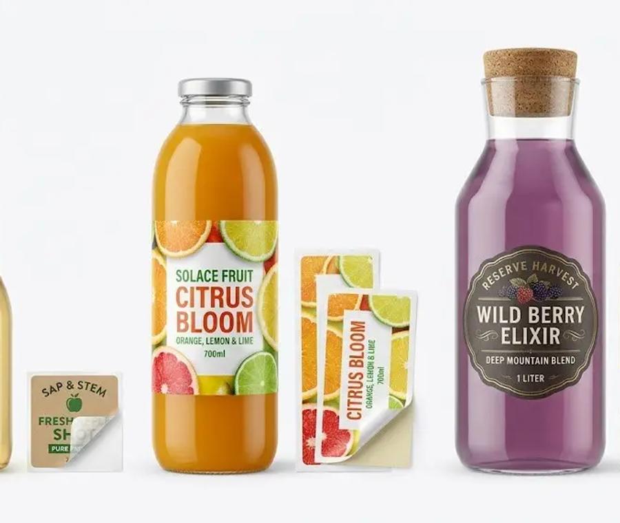 Custom Water Bottle Labels & Hydration Branding