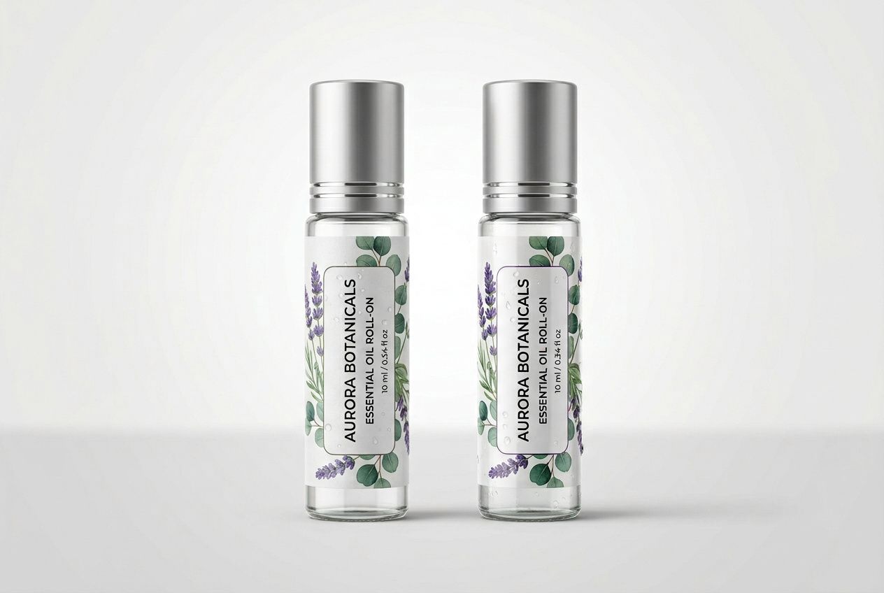 Waterproof Essential Oil Roll Labels