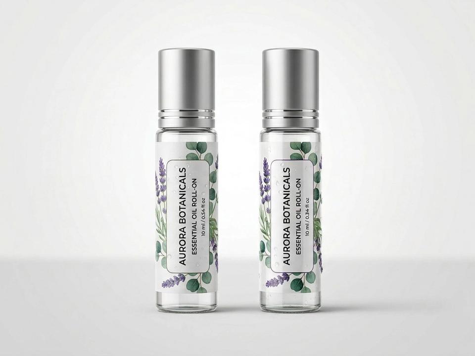 Waterproof Essential Oil Roll Labels