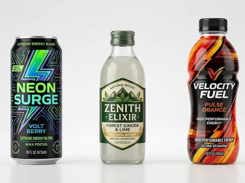Energy Drink Labels