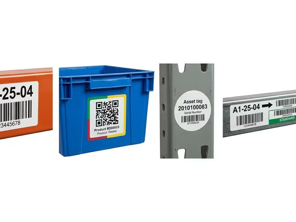 Polyethylene Warehouse Shelf Tracking Labels