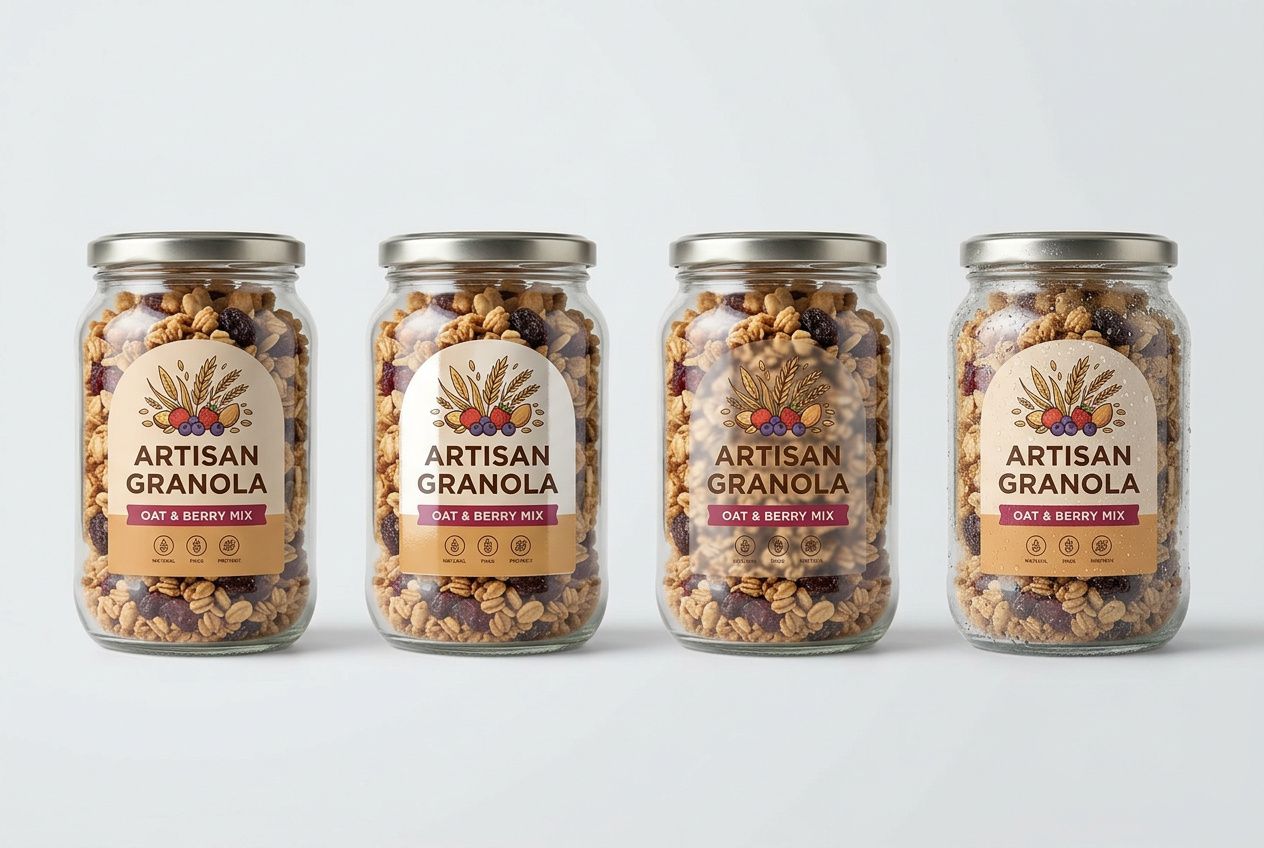 Snack Food Die-Cut Labels