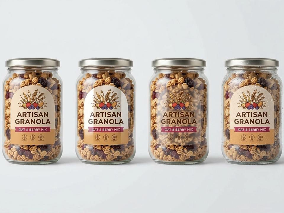 Snack Food Die-Cut Labels