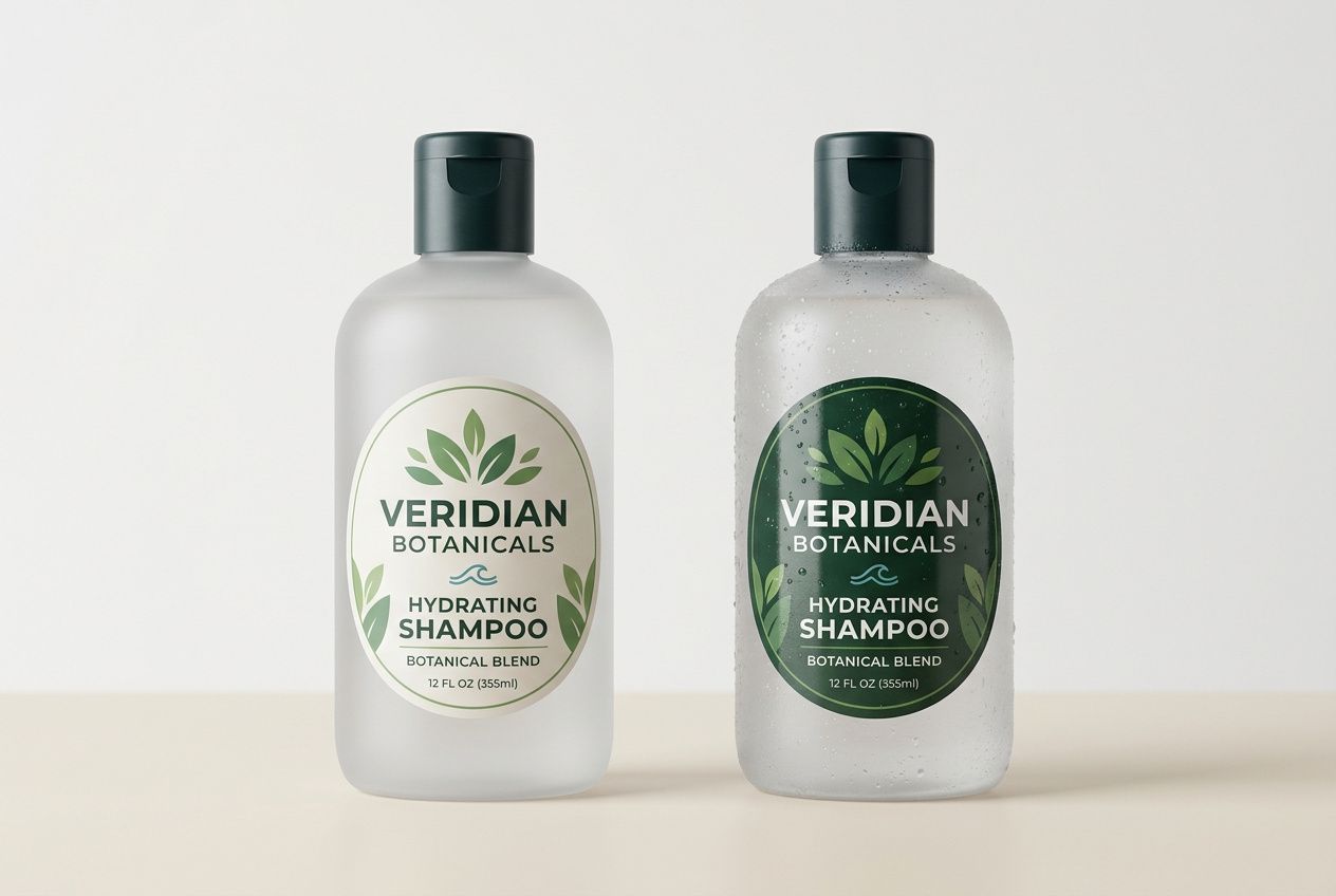 Shampoo Bottles (PE), Squeezable