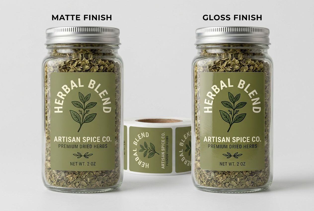 Spice Jar Roll Labels
