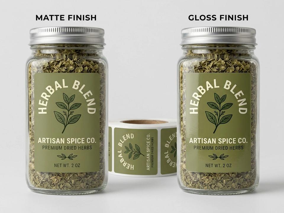 Spice Jar Roll Labels