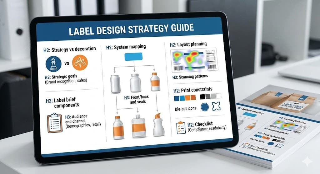 Label Design Strategy: From Brief to Print-Ready Artwork