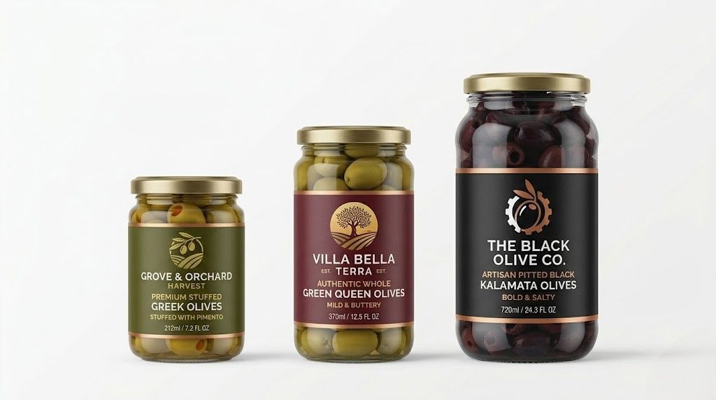 Olive jar label
