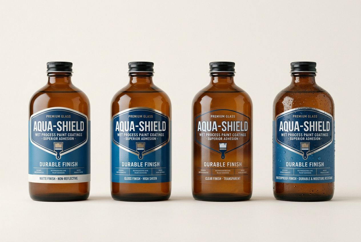 Wet Paint Process Die-Cut Labels