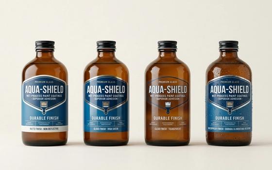 Wet Paint Process Die-Cut Labels