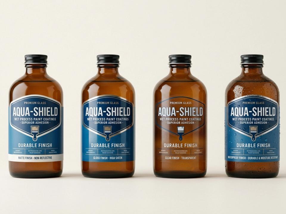 Wet Paint Process Die-Cut Labels