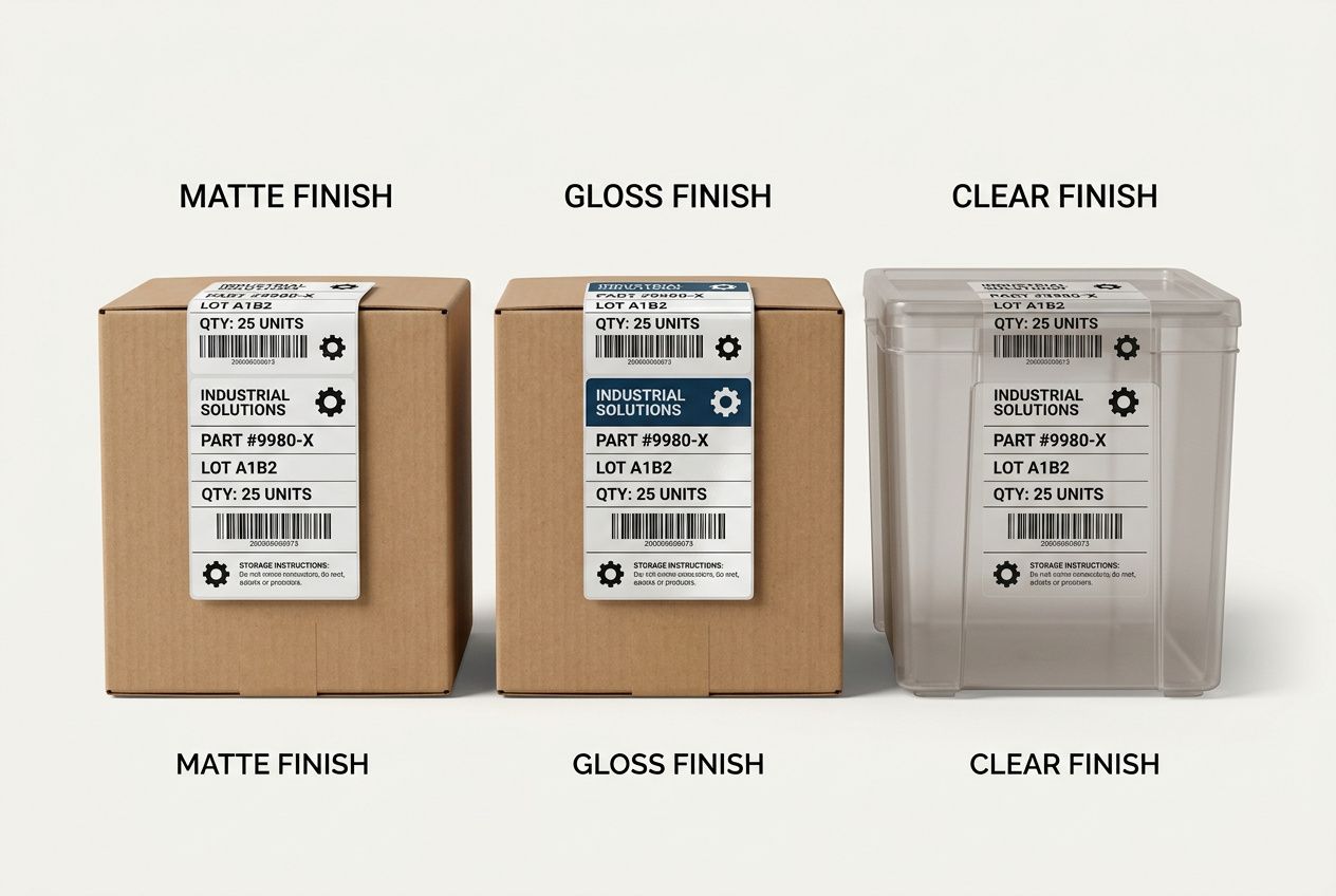 Warehouse Rack Continuous Labels