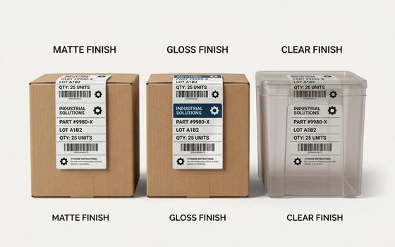 Warehouse Rack Continuous Labels