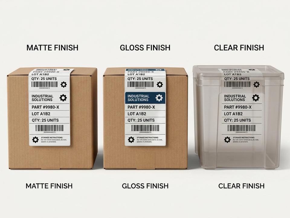Warehouse Rack Continuous Labels