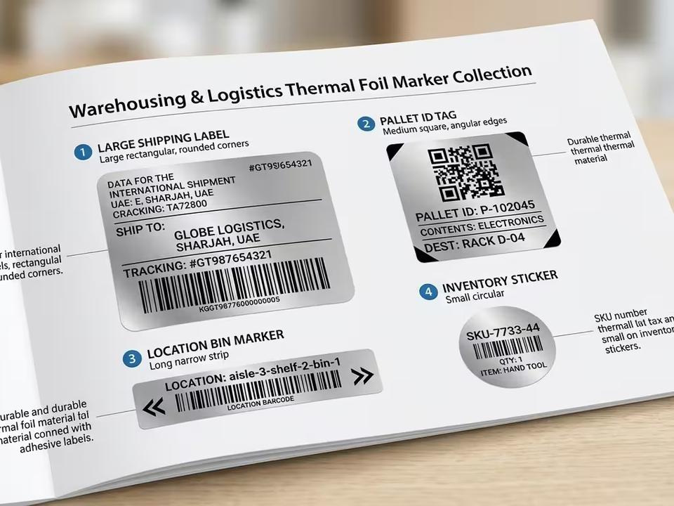 Logistics and Warehouse Thermal Foil Markers