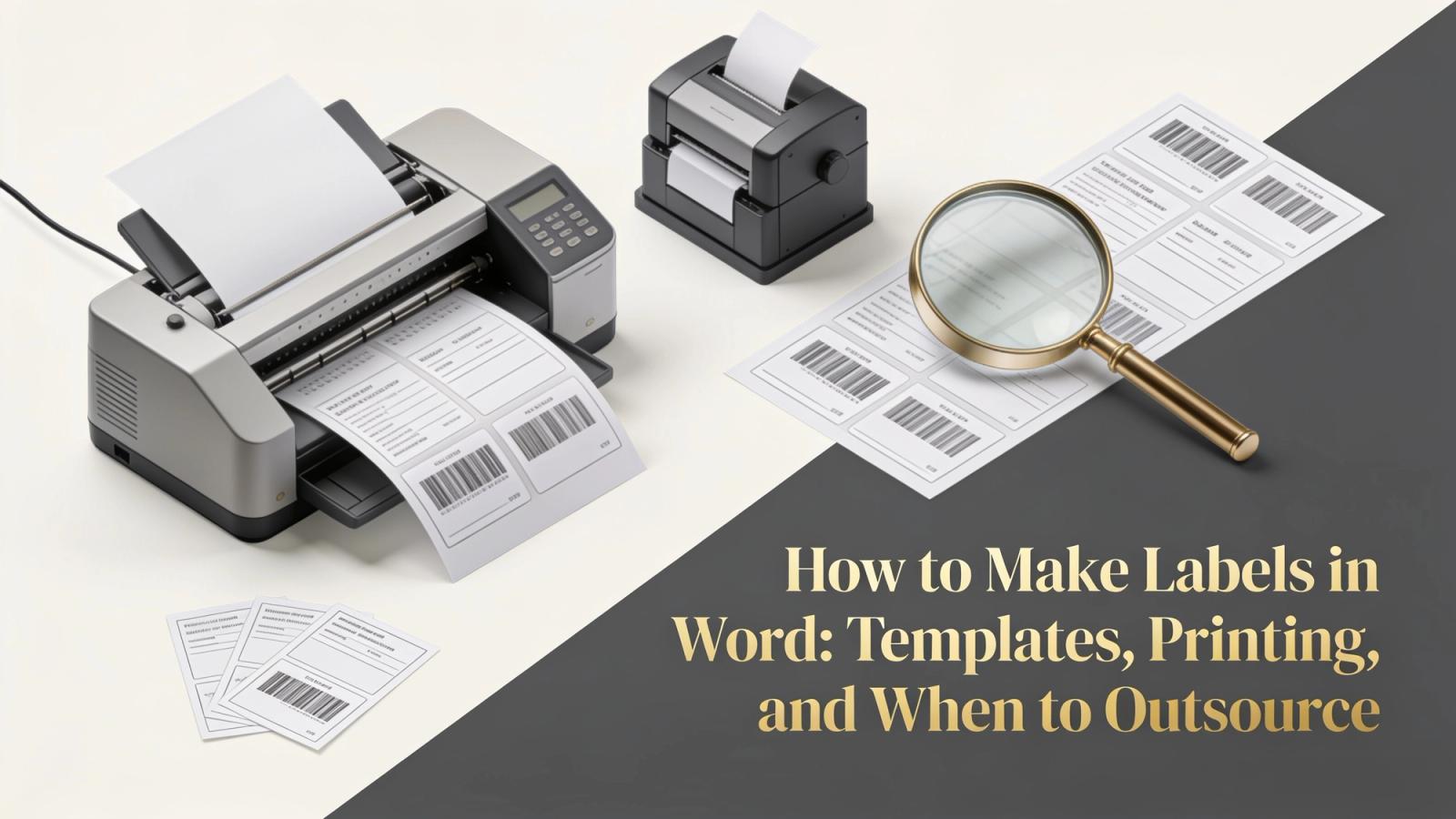 How to Make Labels in Word: Templates and Printing