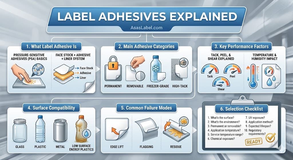Label Adhesive Guide: Removable vs. Permanent & Label Material Types